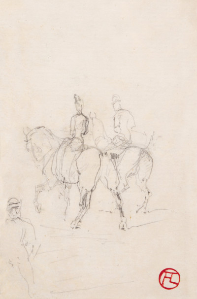 Horseman and Amazon Henri de Toulouse-Lautrec